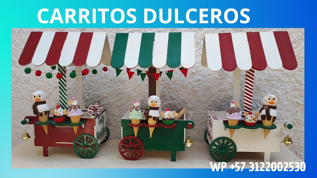 COMO PINTAR UN CARRITO DE DULCES /Arte para soñadores