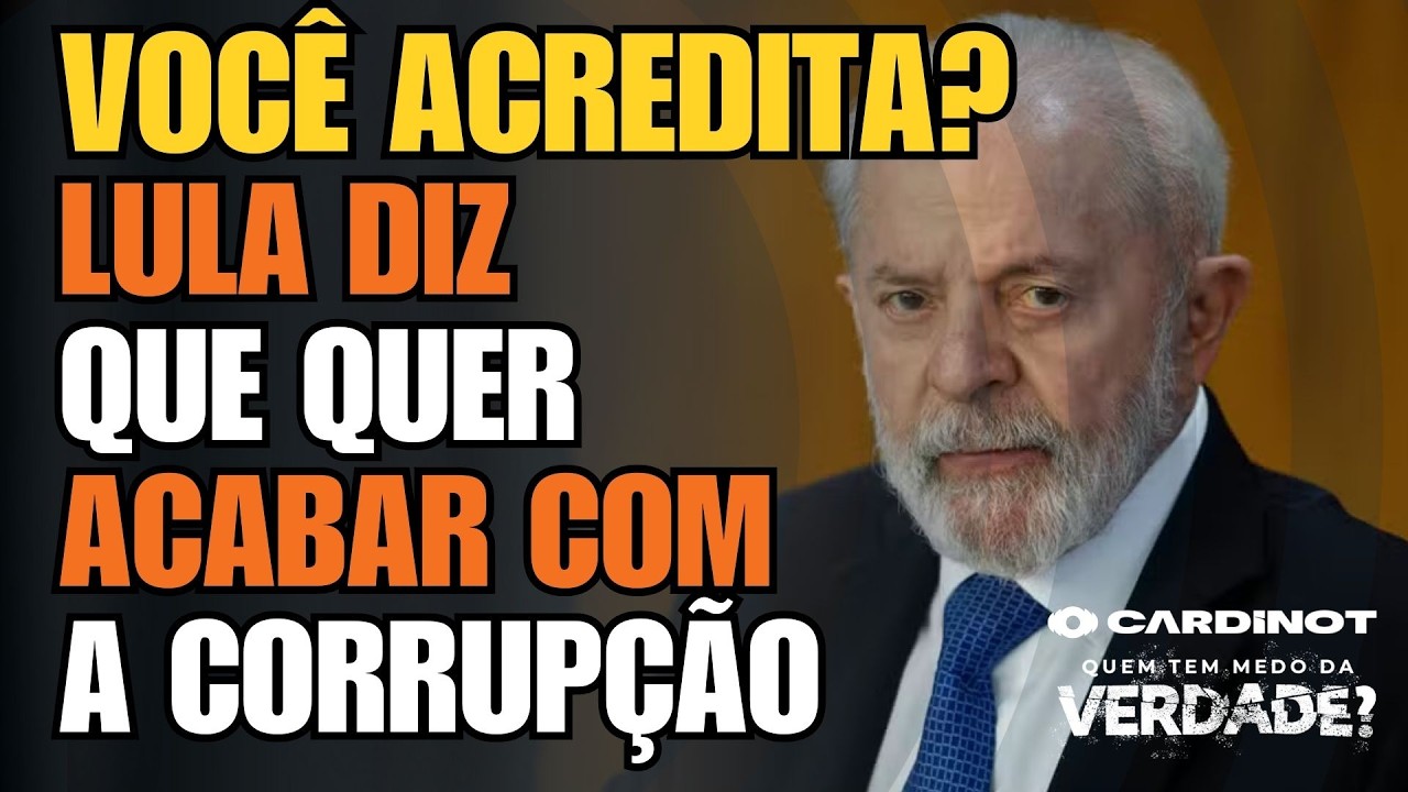 CHOCANTE: LULA e a CORRUPÇÃO - Declaração que NINGUÉM ESPERAVA! ASSISTA AGORA