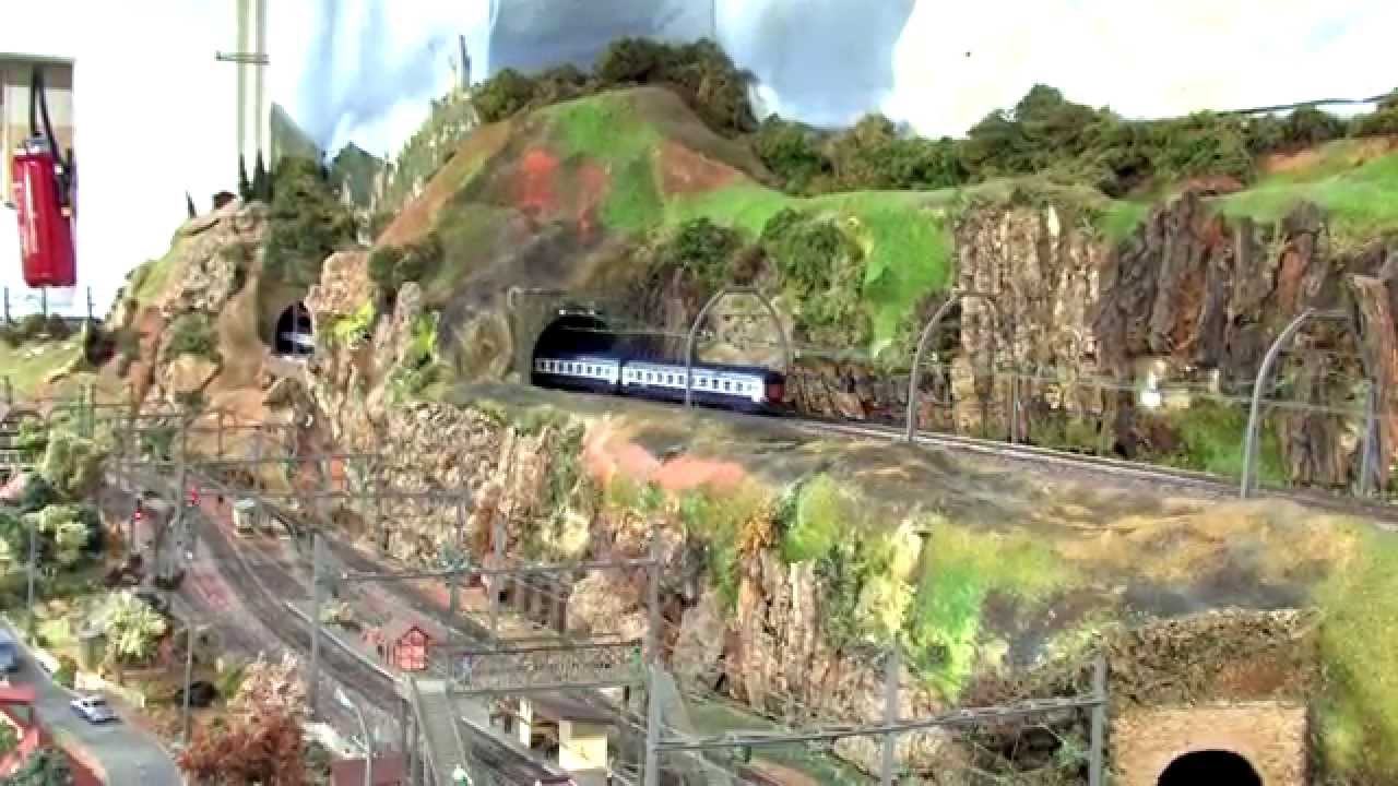 Ancien réseau HO du club de modélisme ferroviaire de Garches