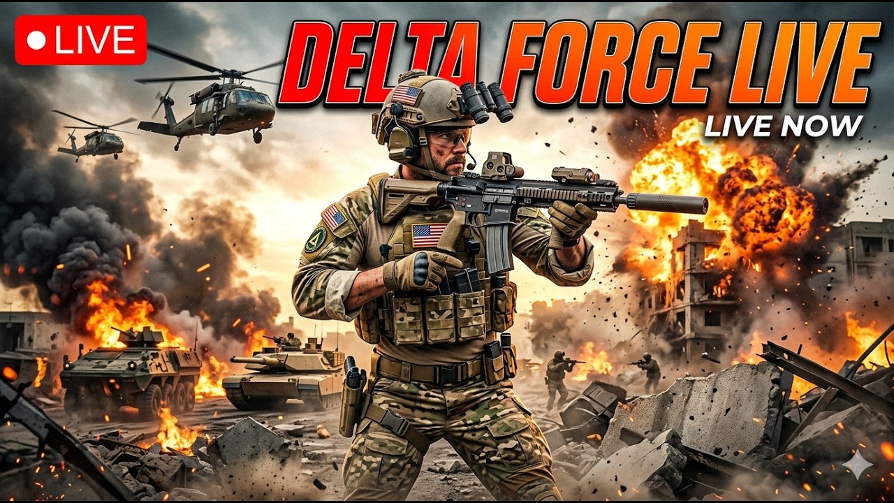 🔴 DELTA FORCE LIVE | Intense Warfare & Tactical Gameplay 🔥