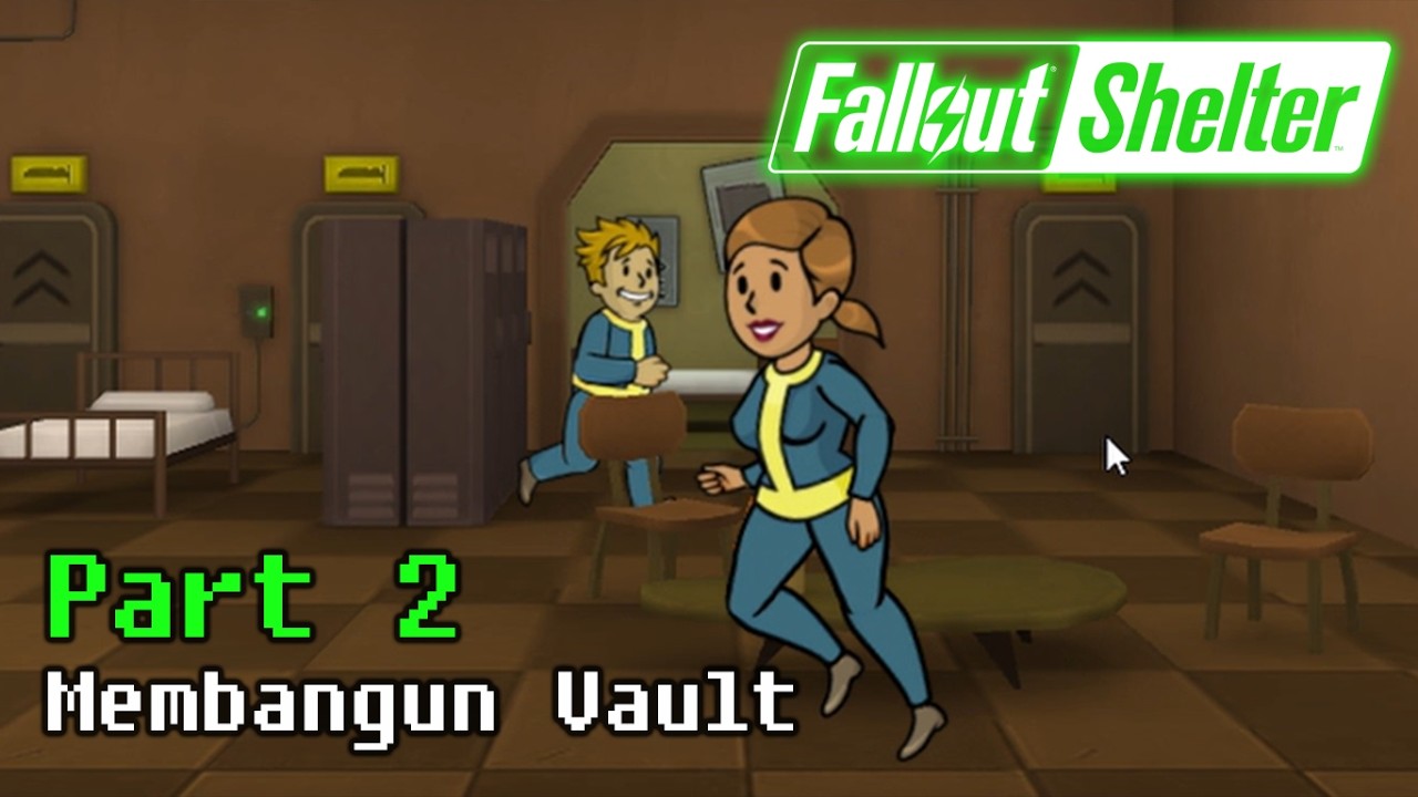 Memperluas Beberapa Ruangan Vault - Fallout Shelter Gameplay Indonesia Part 2