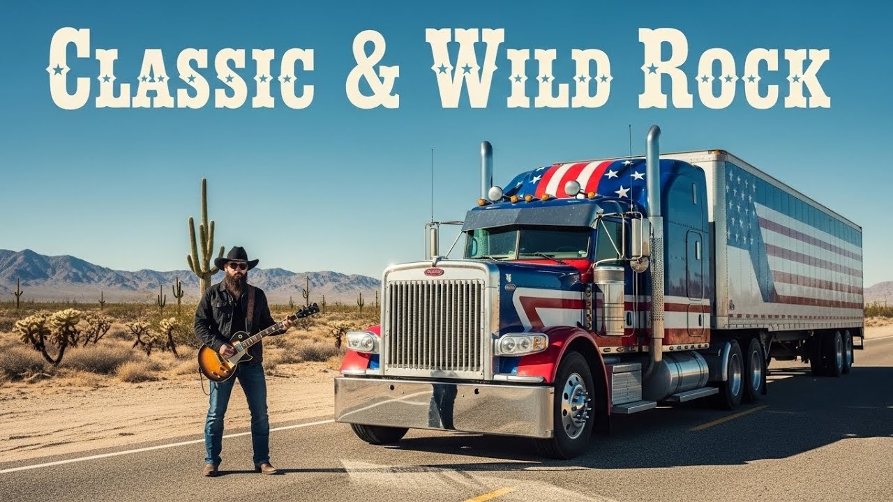 Classic Rock Truck Music 🚛🔥 | Wild Rock ’n Roll for Long Haul & Route 66