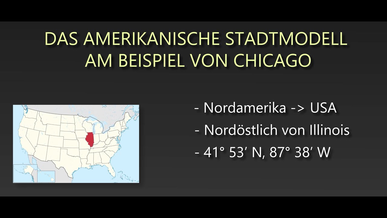 Das amerikanische Stadtmodell am Beispiel von Chicago