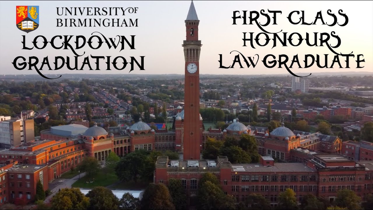 LOCKDOWN VIRTUAL LAW GRADUATION 2020 | University of Birmingham From Above | Campus Drone Footage