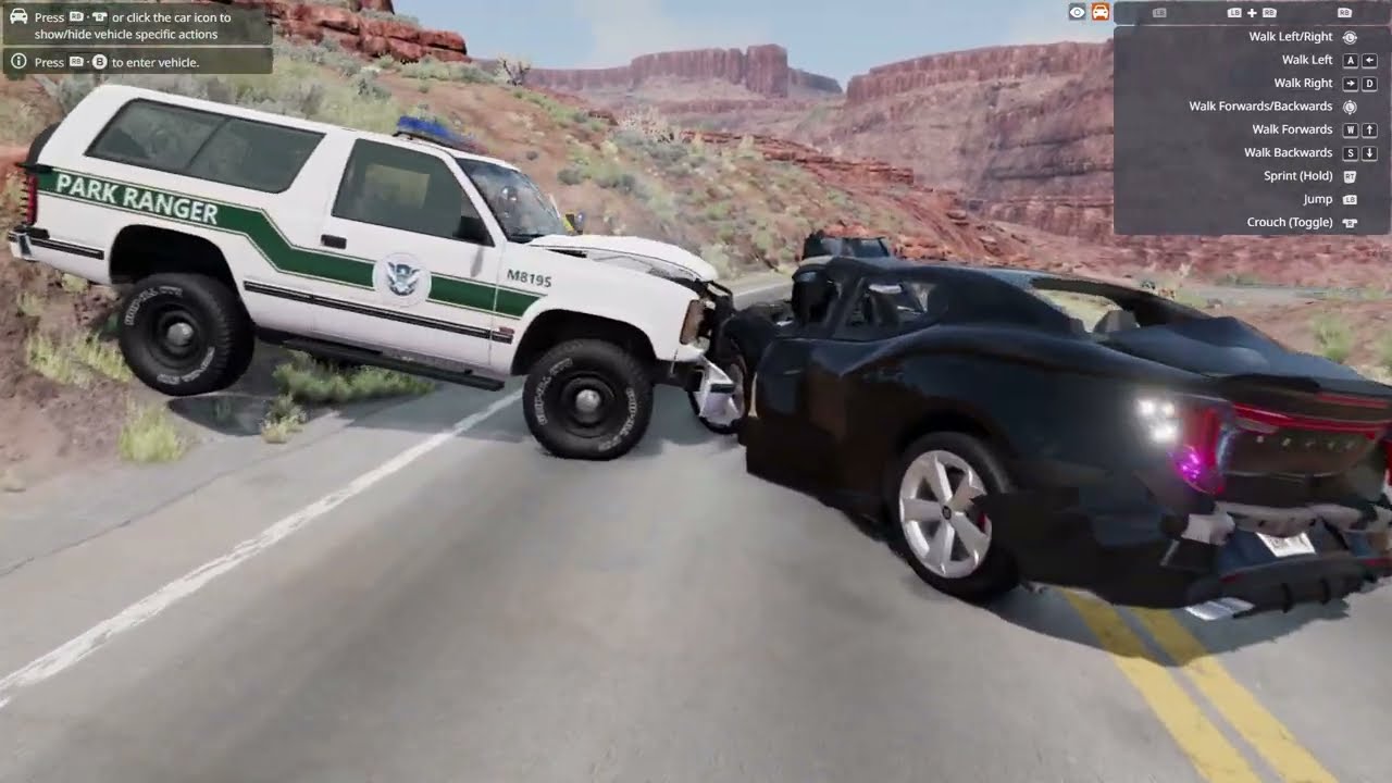 Vmg drive car crashing game police crashing 