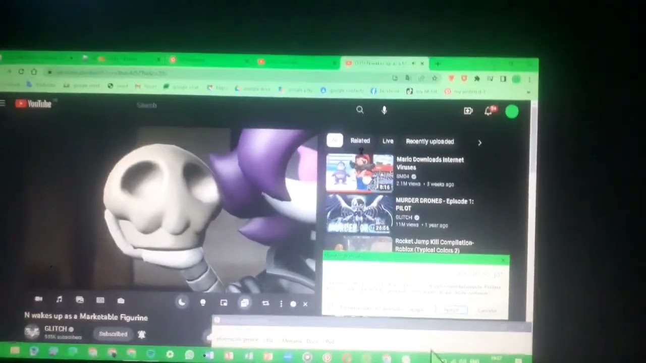 (Ronald's Old Video) @GLITCH videos has bsod