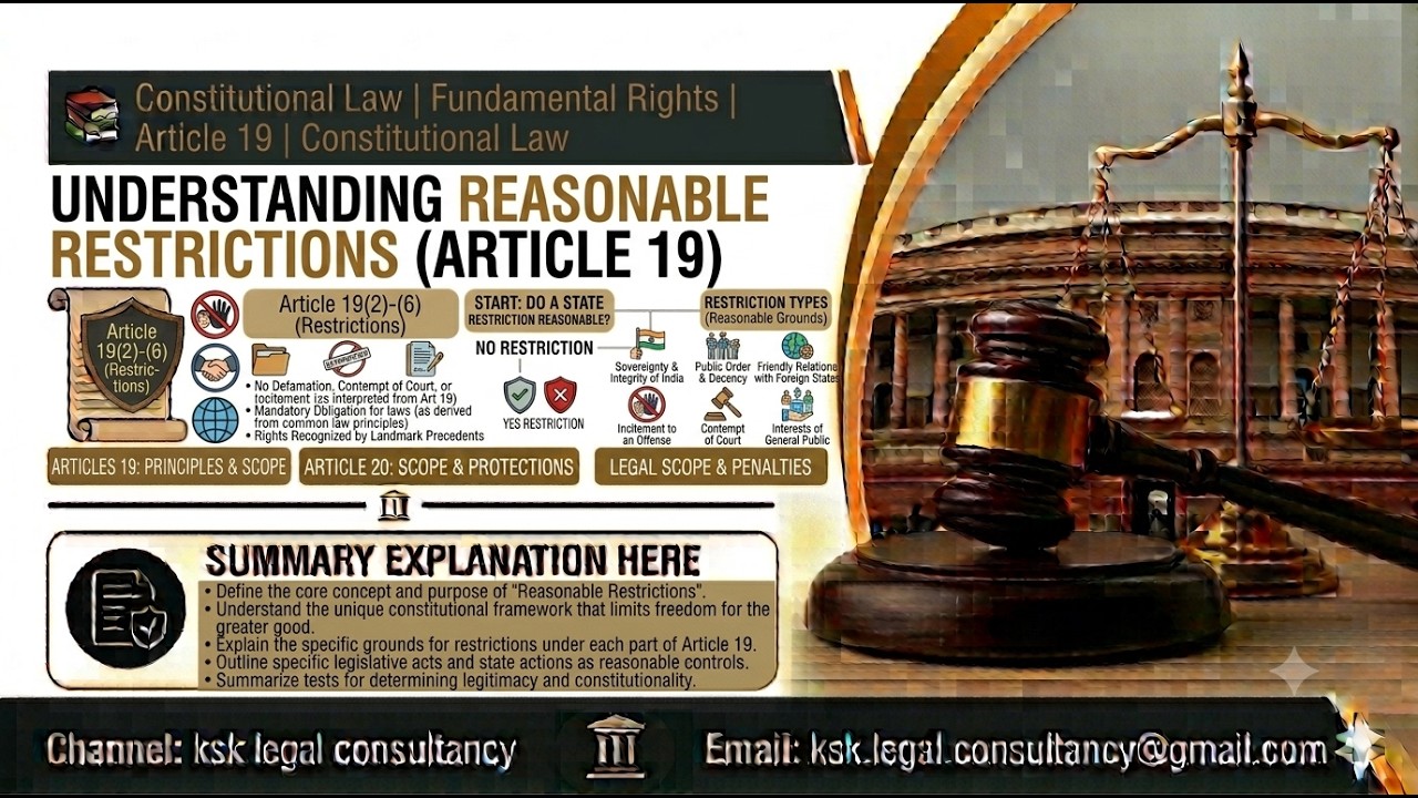 Reasonable Restrictions