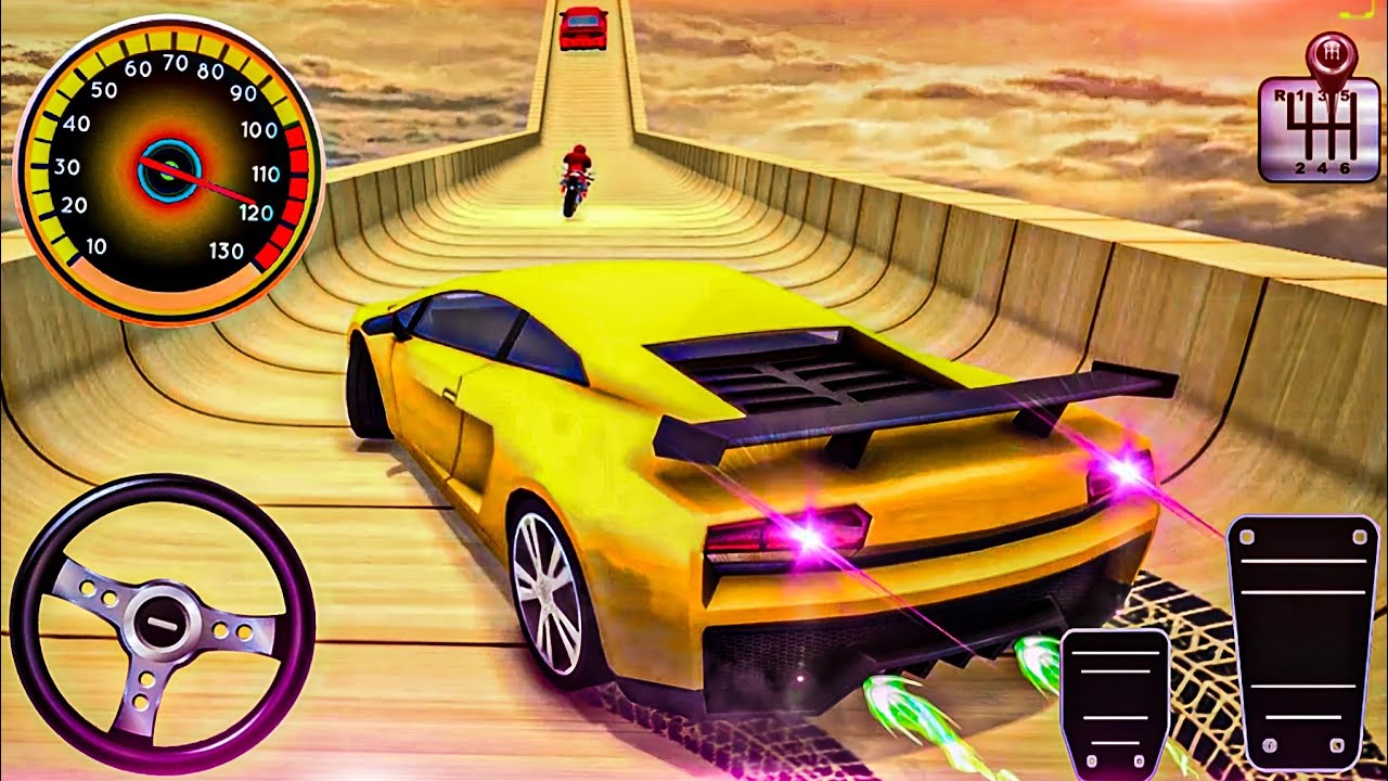 Impossible Crazy Stunt Ramp Car Game || Ramp Car Stunt 3D Racing Android Gameplay
