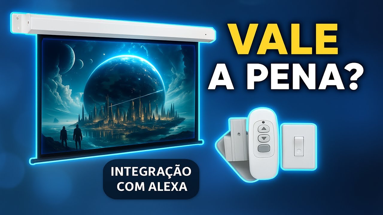 Tela de Projeção Elétrica com Alexa: Vale a Pena?