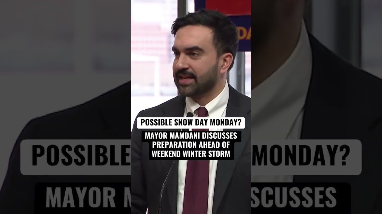 Mayor Mamdani discusses chances of a snow storm on Monday