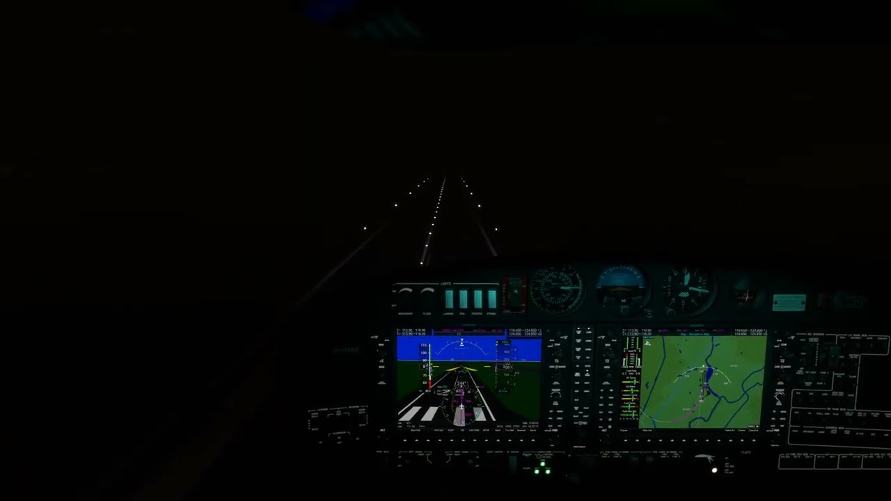 MSFS 2020: Diamond DA42-VI Low Vis Landing at EIWT.