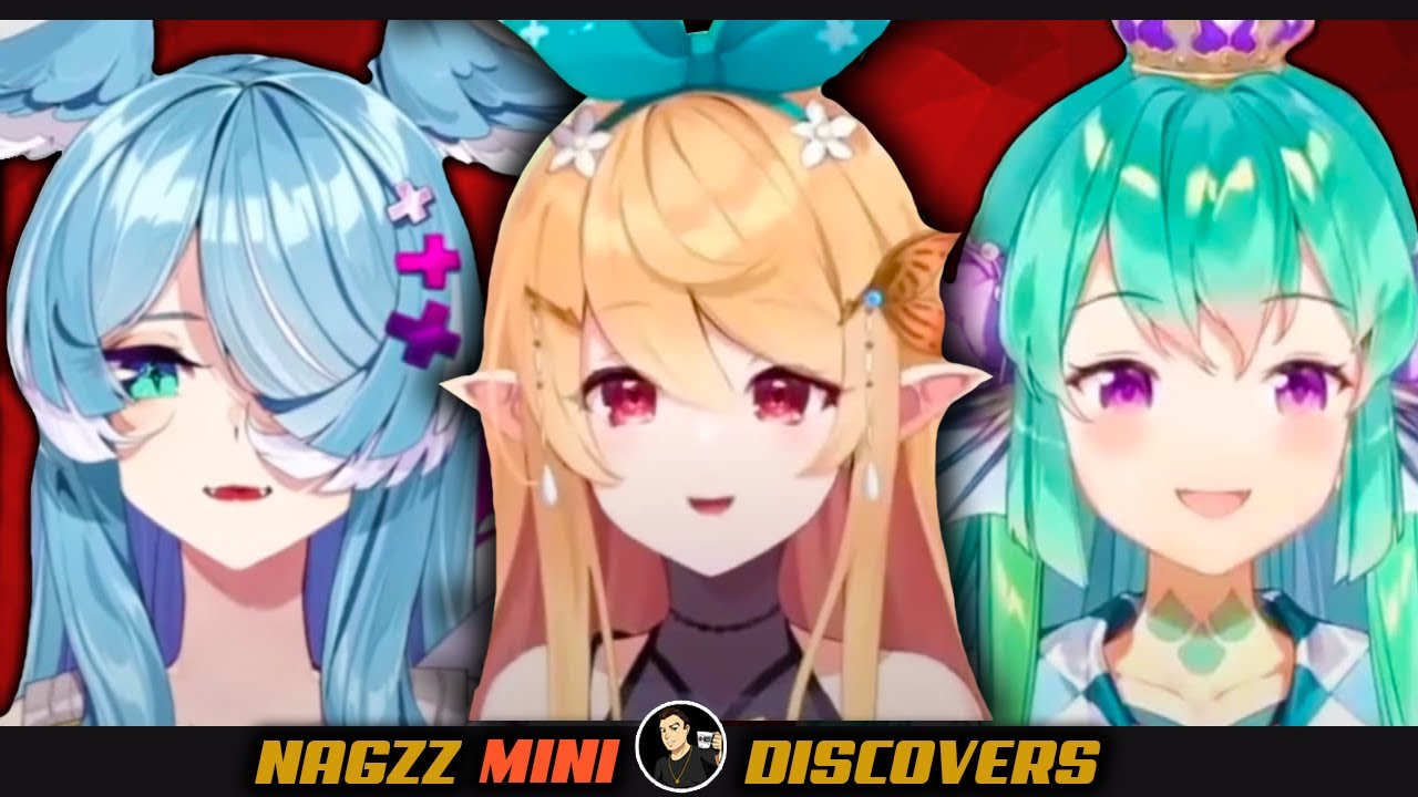 These 3 Vtubers are HILARIOUS! - Nagzz Mini Discovers ( Elira Pendora, Pomu Rainpuff, Finana Ryugu )