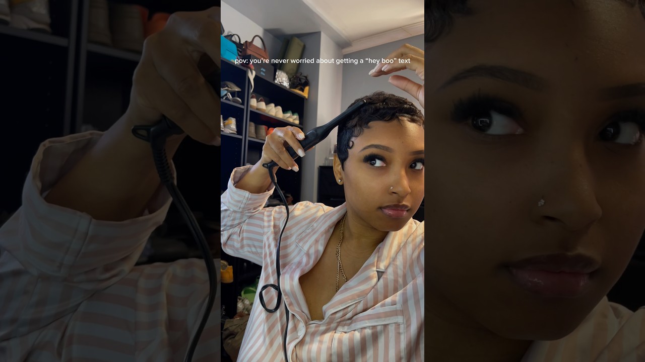 Pixie Cut Maintenance ✨ #pixiehaircut #pixie #hairtutorial
