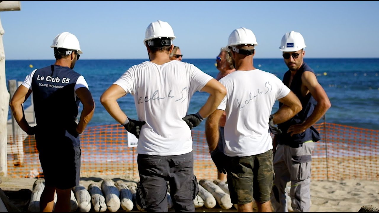 Au Club 55 à Ramatuelle, quand le bâtiment s'en va, tout va !