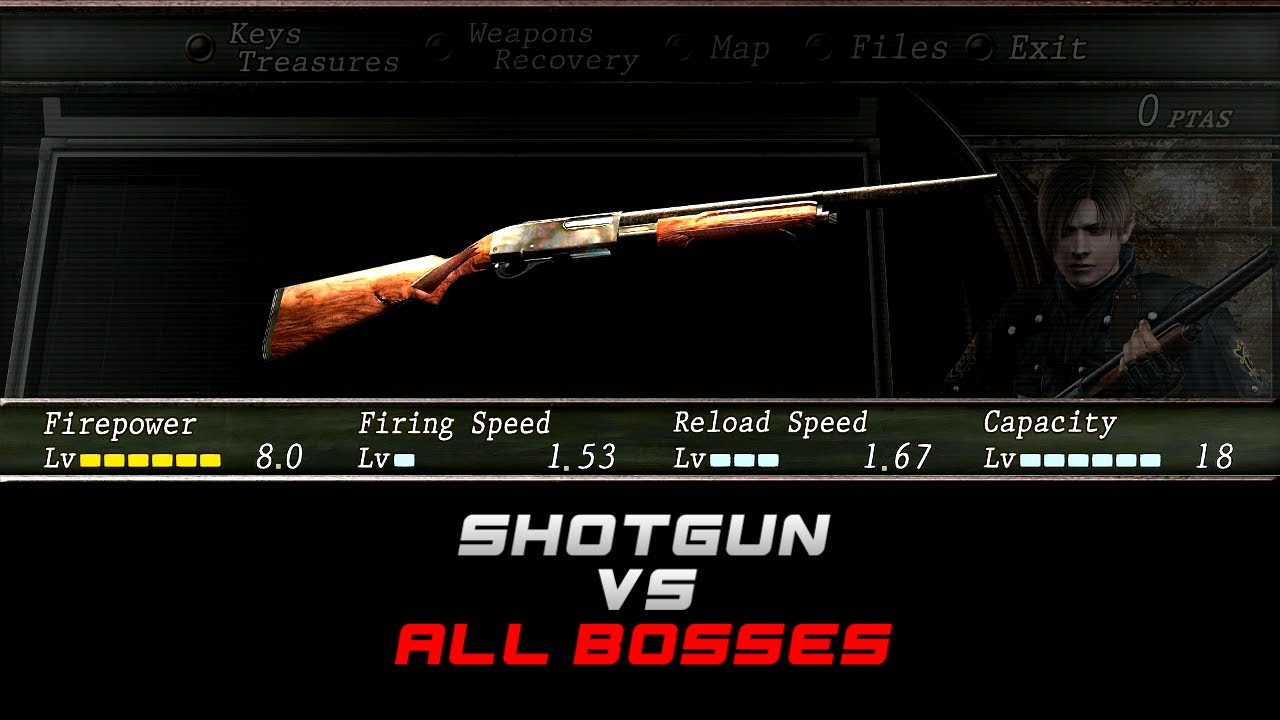 Shotgun VS All Bosses - Resident Evil 4 HD Project