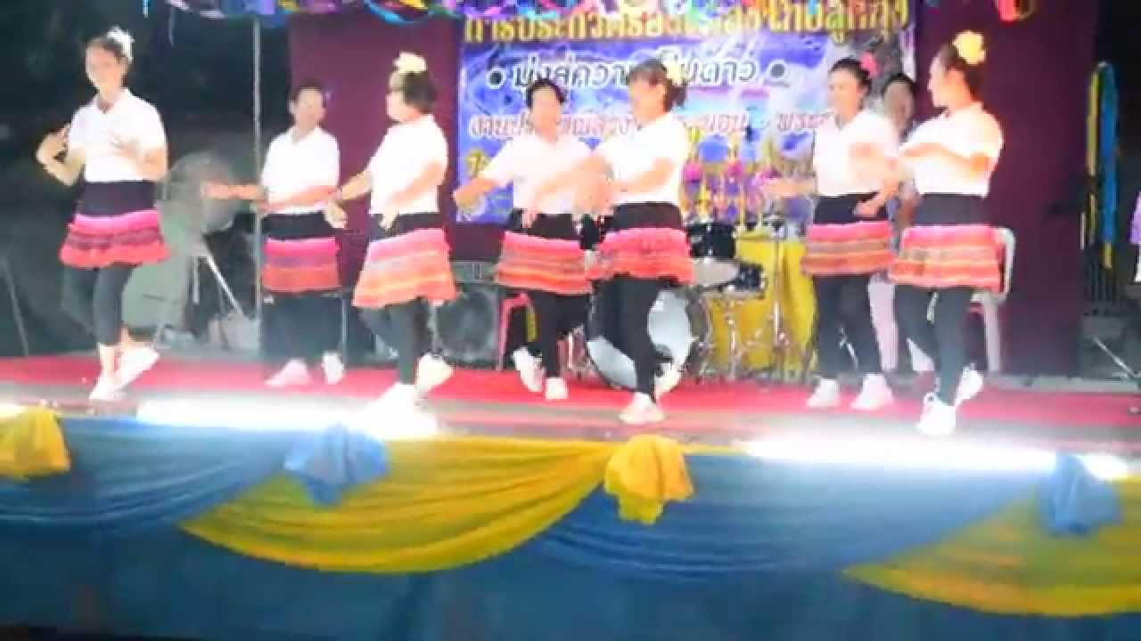 รำวงร่วมบุญ งานประเพณีสงฆ์น้ำพระนอนขอนม่วง ต.ดอนแก้ว อ.แม่ริม Part1