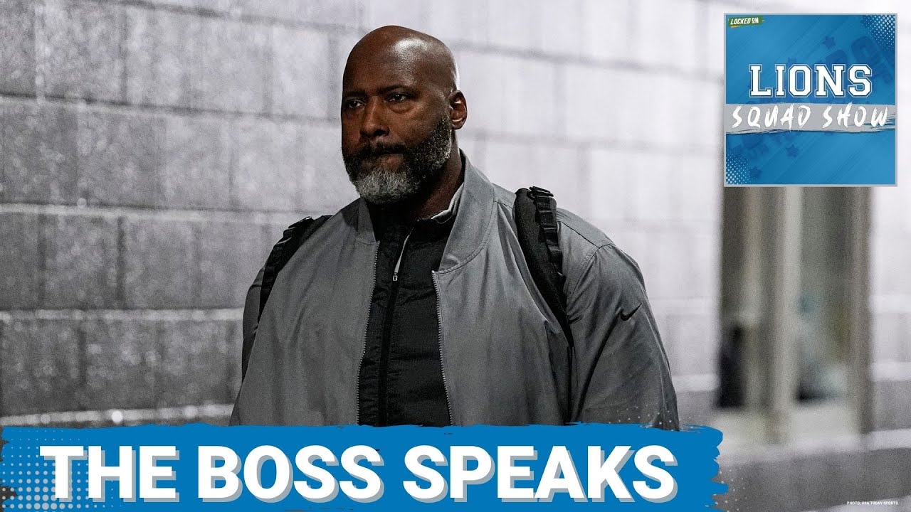 LIONS SQUAD SHOW: Detroit Lions General Manager Brad Holmes Speaks Publicly On Lions Free Agency