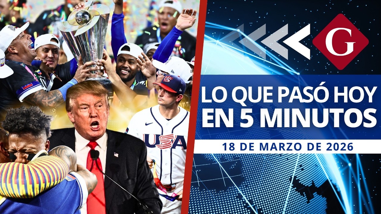 🔵 Noticias 18 marzo: TRUMP ESTALLA TRAS HUMILLACIÓN DE VENEZUELA A EEUU EN BÉISBOL | Noticiero