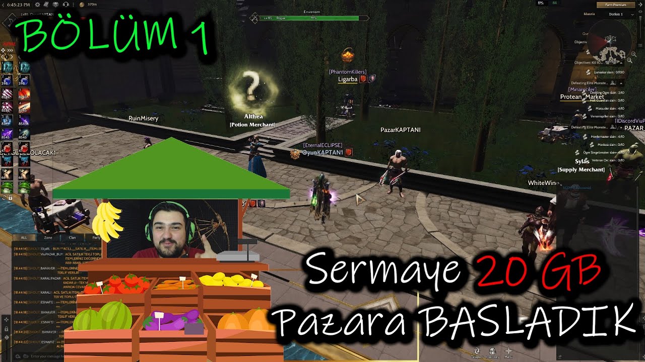 Rise Online 1 Ayda 20 GB'yi Katlıyoruz & Pazar Serisi Bölüm 1 & Oyun KAPTANI #riseonline