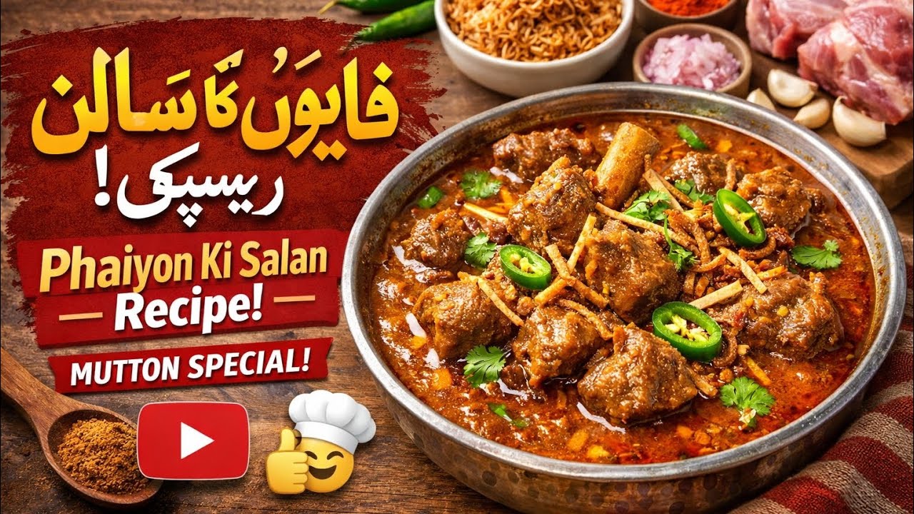 Phaiyon ka salan simple aur aasan tarika #recipe #specialrecipe #ramzanspecial #muttonrecipe 