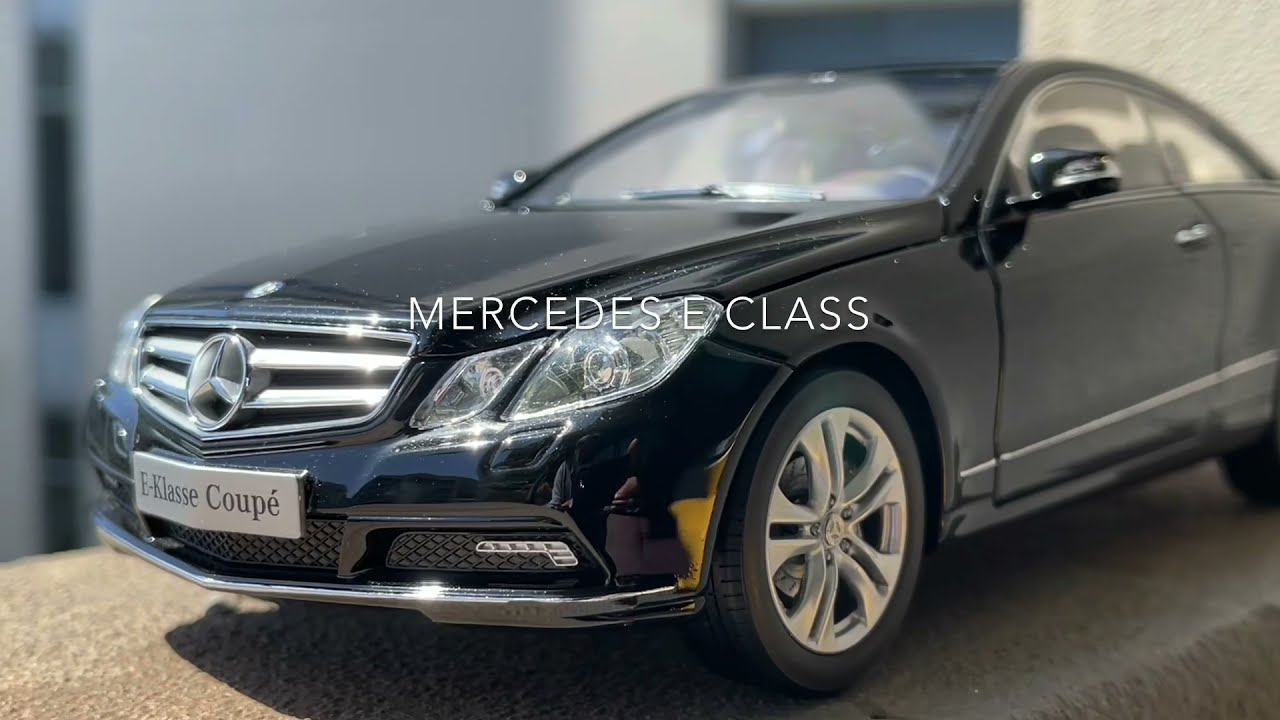 Mercedes E class coupe Diecast 1:18-Norev#diecast#mercedes#car#eclass