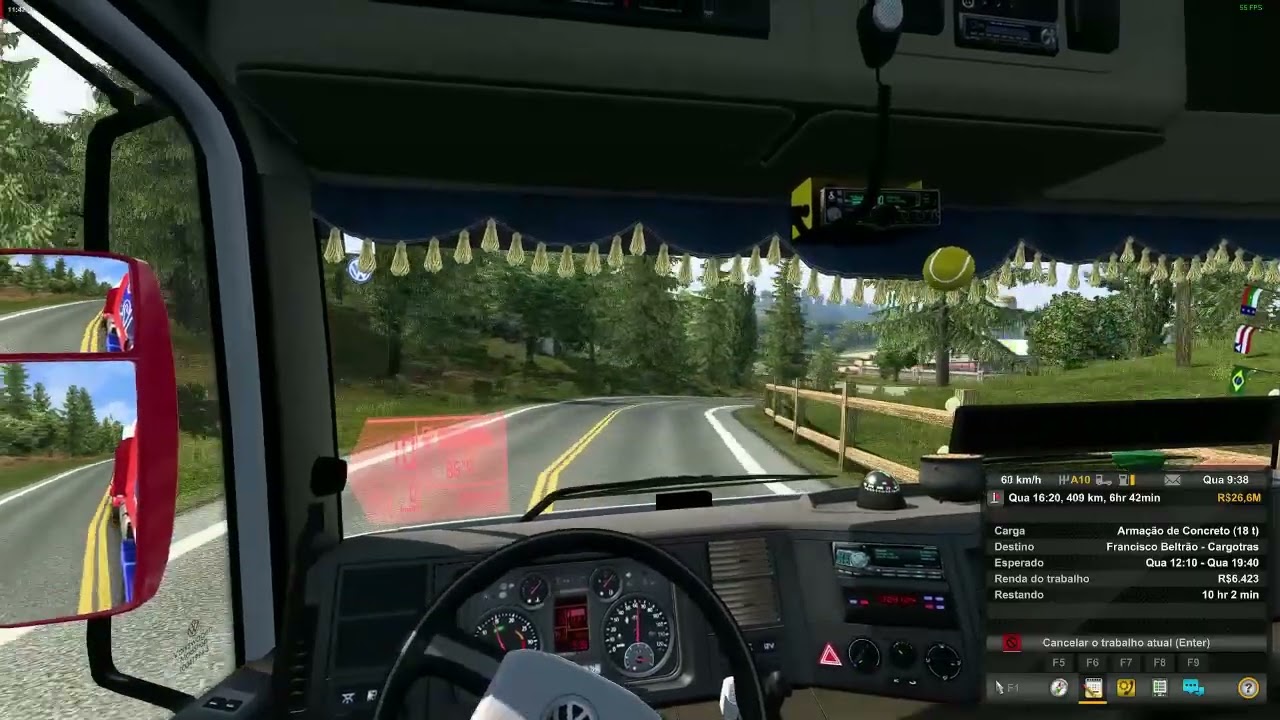 CASTRO/PR x FRANCISCO BELTR&Atilde;O/PR - EAA 1.44 - EURO TRUCK SIMULATOR 2 1.44