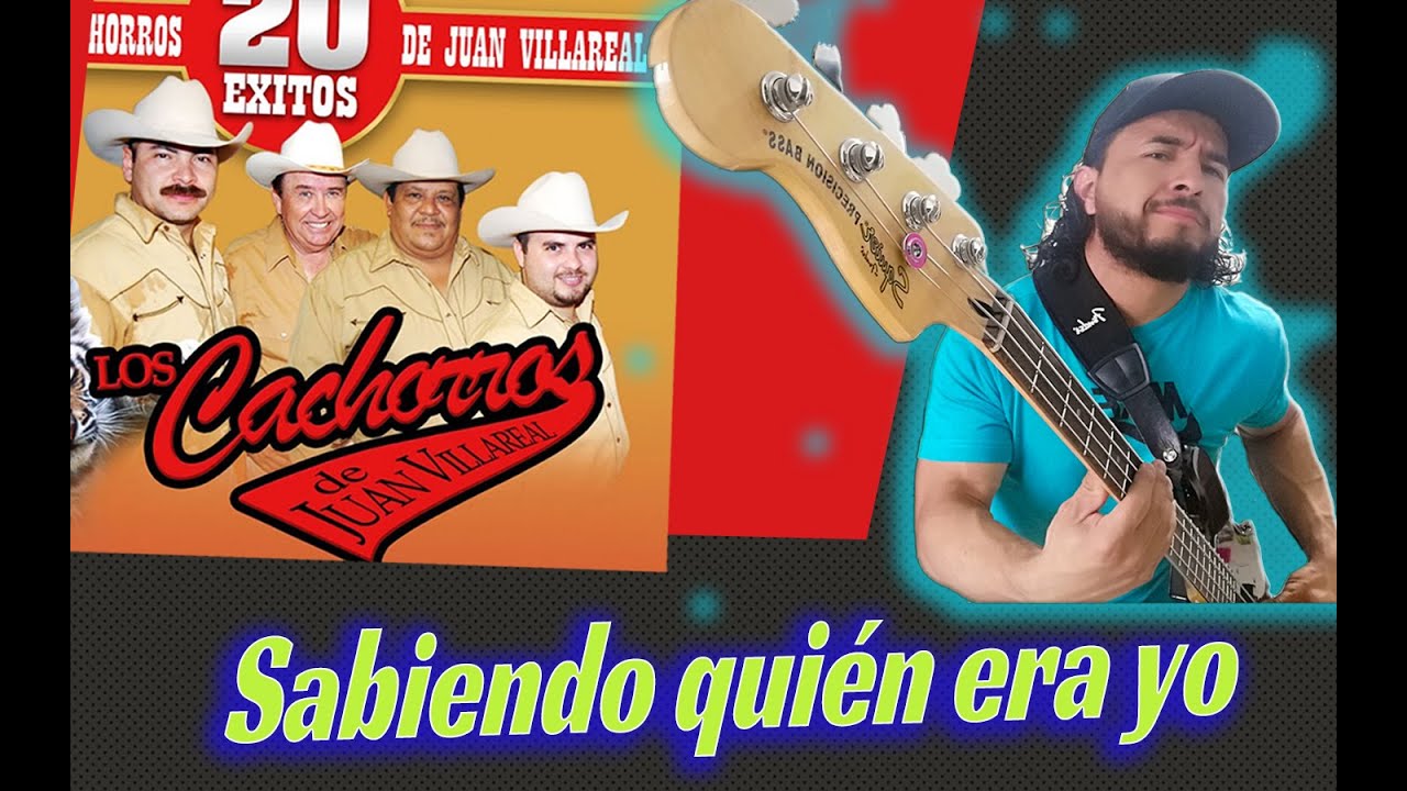 Cómo tocar SABIENDO QUIEN ERA YO ||  Los Cachorros de Juan Villarreal || BAJO ELÉCTRICO 🎸⚠️