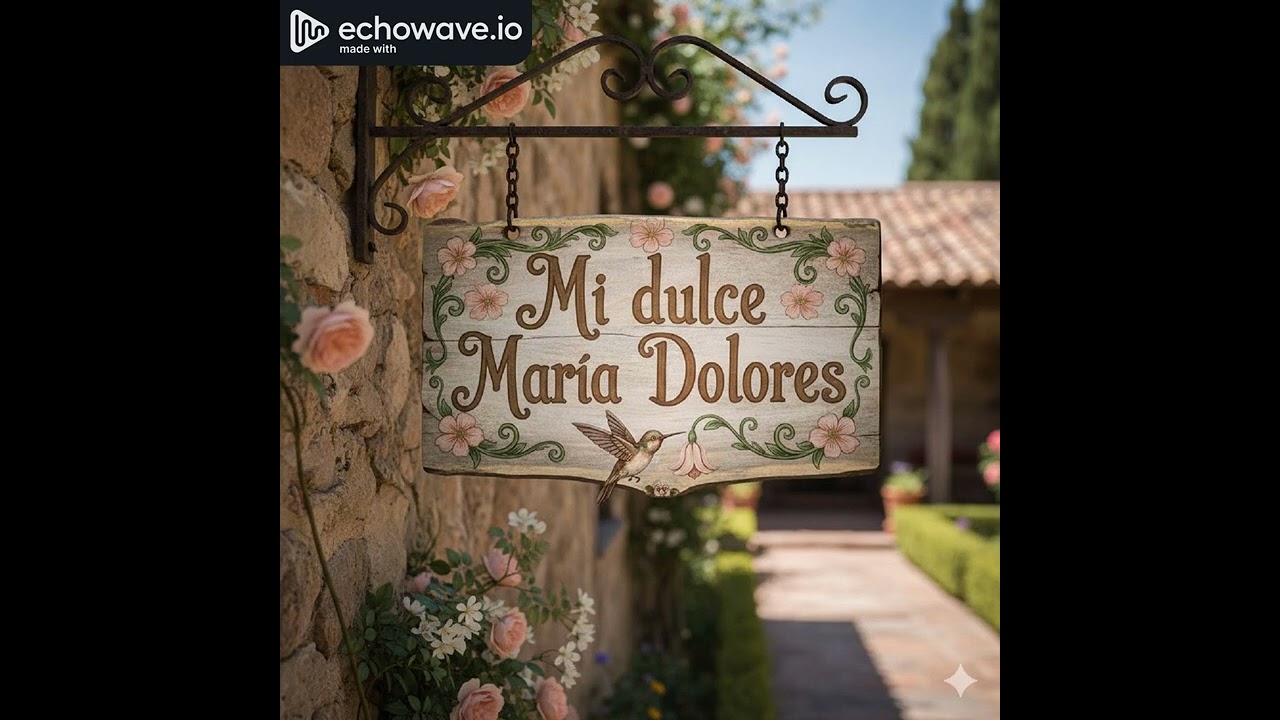 Mi dulce Maria Dolores