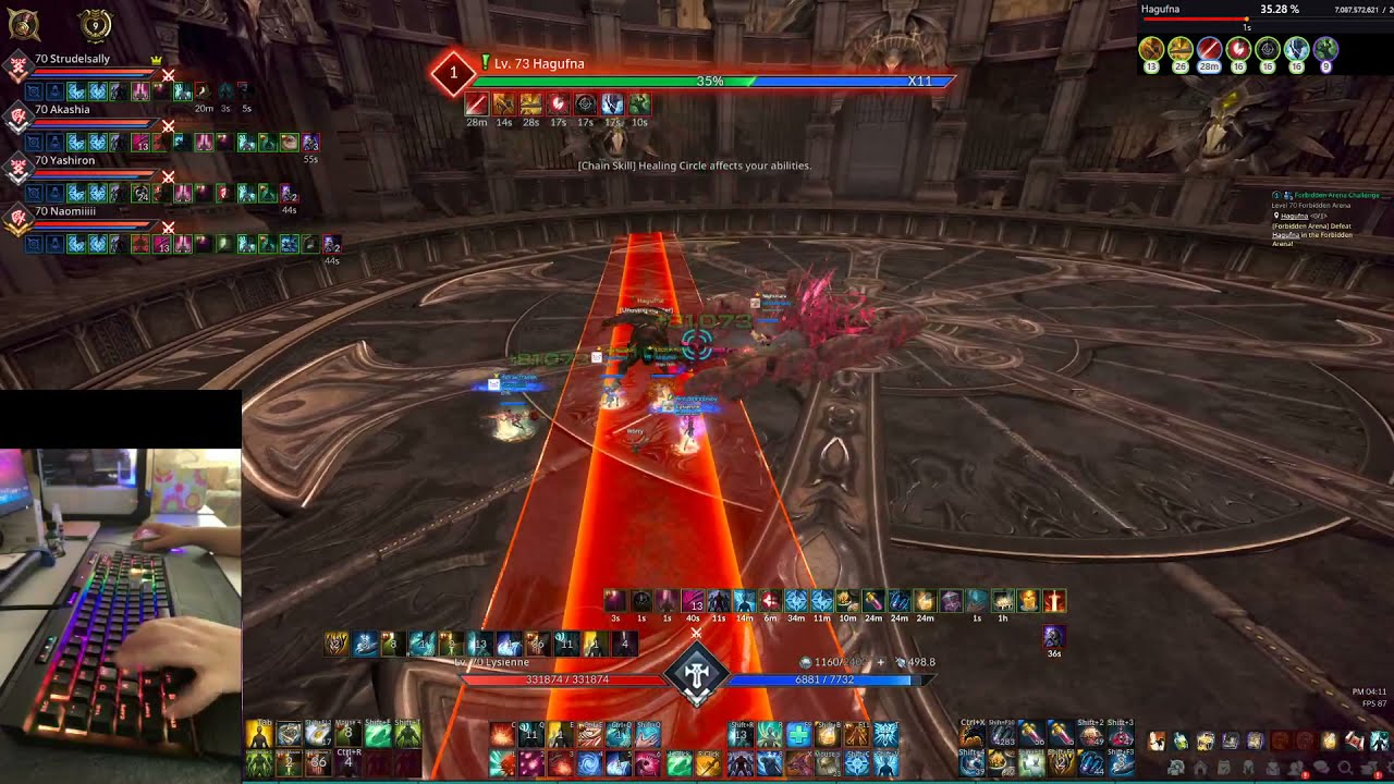 [TERA NA] With Handcam! FA - Forbidden Arena Priest PoV - Hagufna