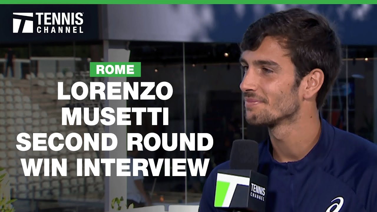 Lorenzo Musetti's Son Greets the Camera at the TC Desk | 2025 Rome
