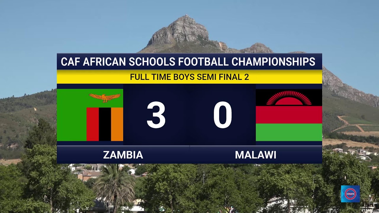 CAF African Schools Football Championship COSAFA Qualifiers 2025 - Boys Day 2 Pitch 1 Afternoon