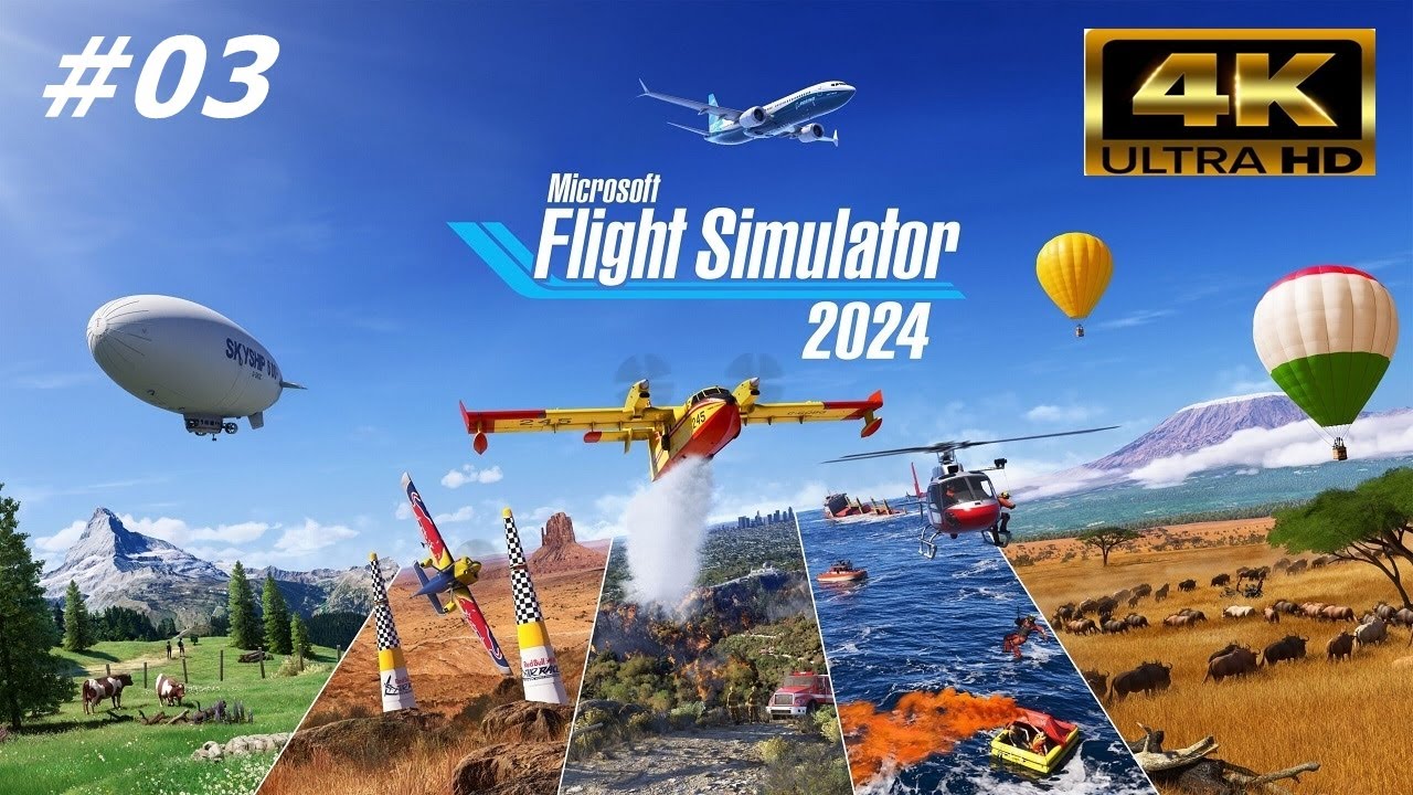 Microsoft Flight Simulator 2024 Karrie PS5 Deutsch 4K60FPS #03 (Flug nach Neumagen-Dhron)