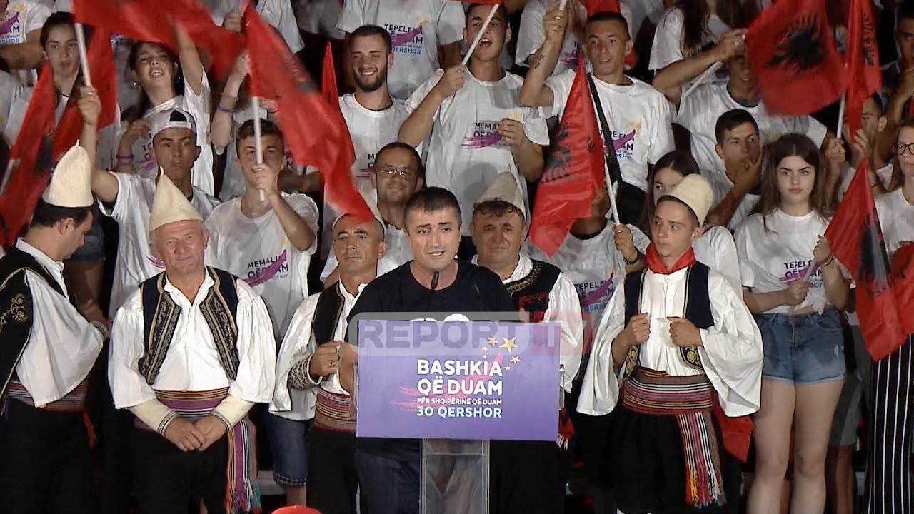 Report TV - Nën thirrjet o Termet o hero Tepelena ty të do, Peçi - Ramës: I dashur komandant