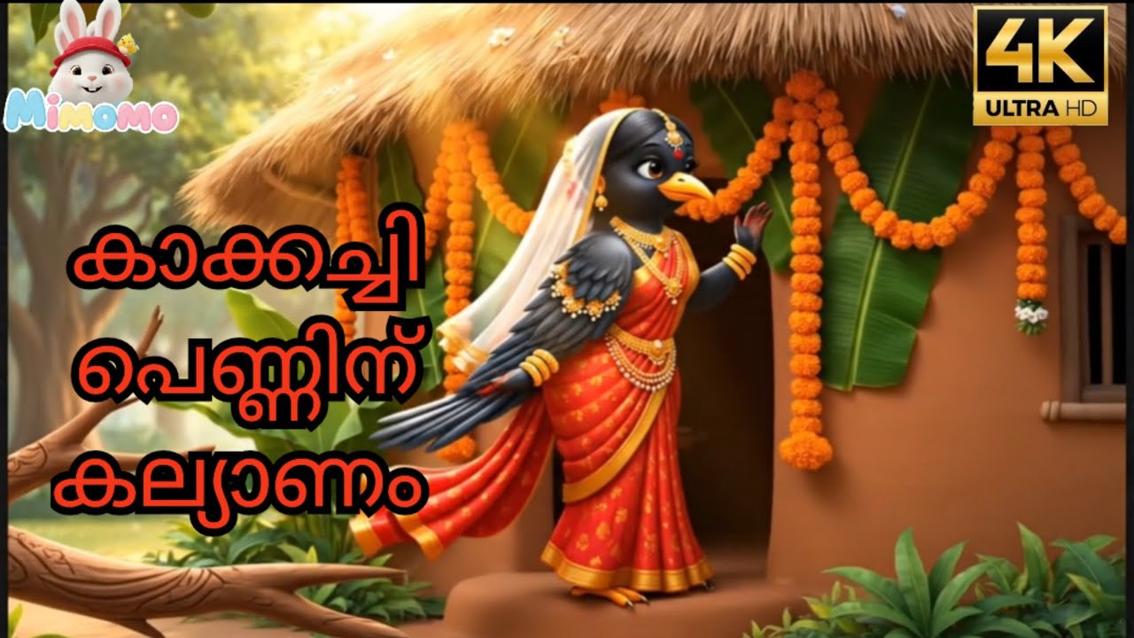 Kakachi Penninu Kallianam ✨Remix Cartoon song✨4k Animation Malayalam Cartoon 