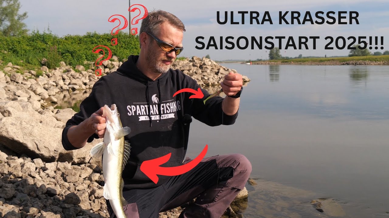Was für ein verrückter Saisonstart 2025 - Zanderangeln am Fluss mit dem besten Köder der Welt!