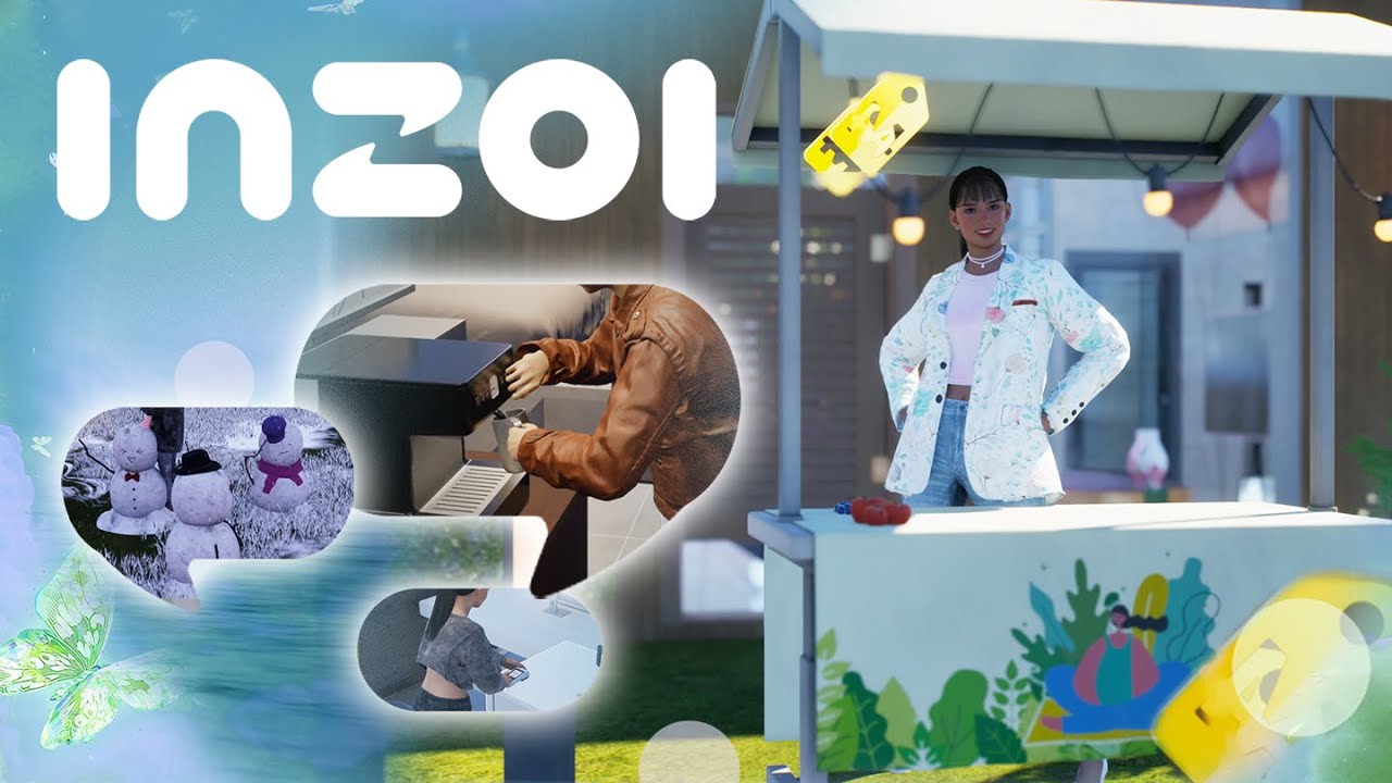Играем в inZOI: Мелкий бизнес, кофейный навык и соц. поддержка #9