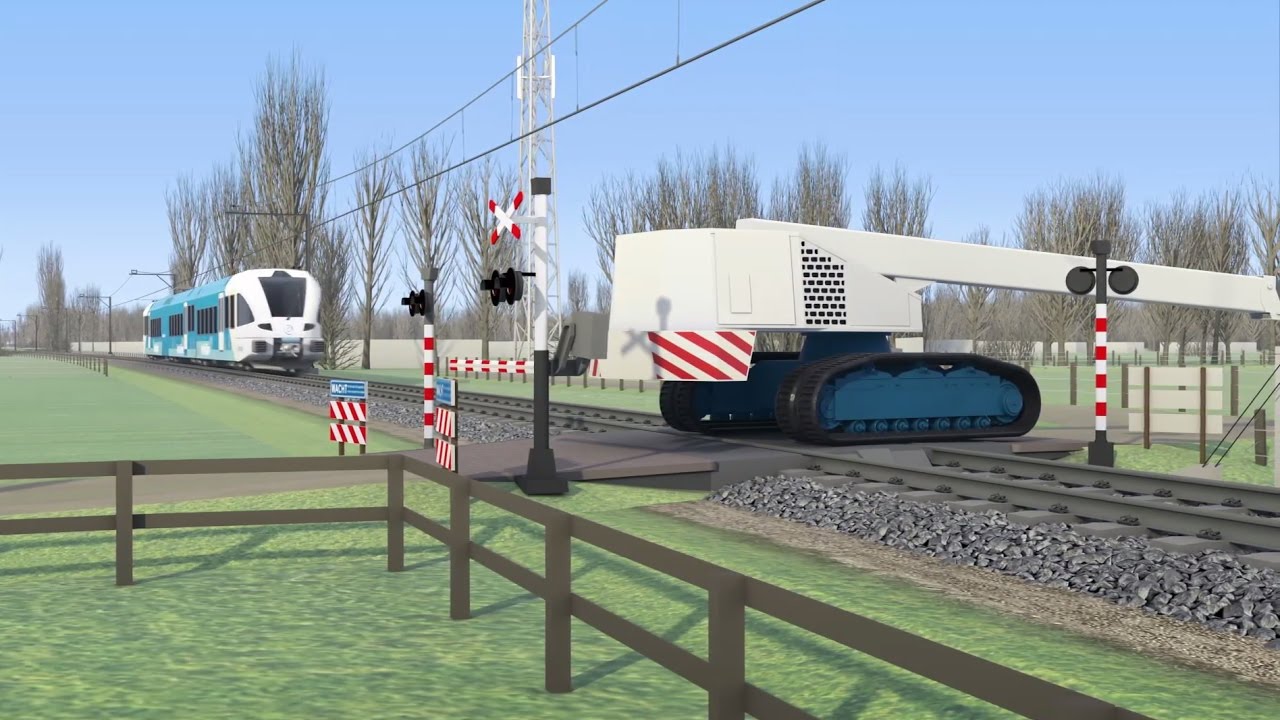 Collision between a passenger train and a man lift at Dalfsen