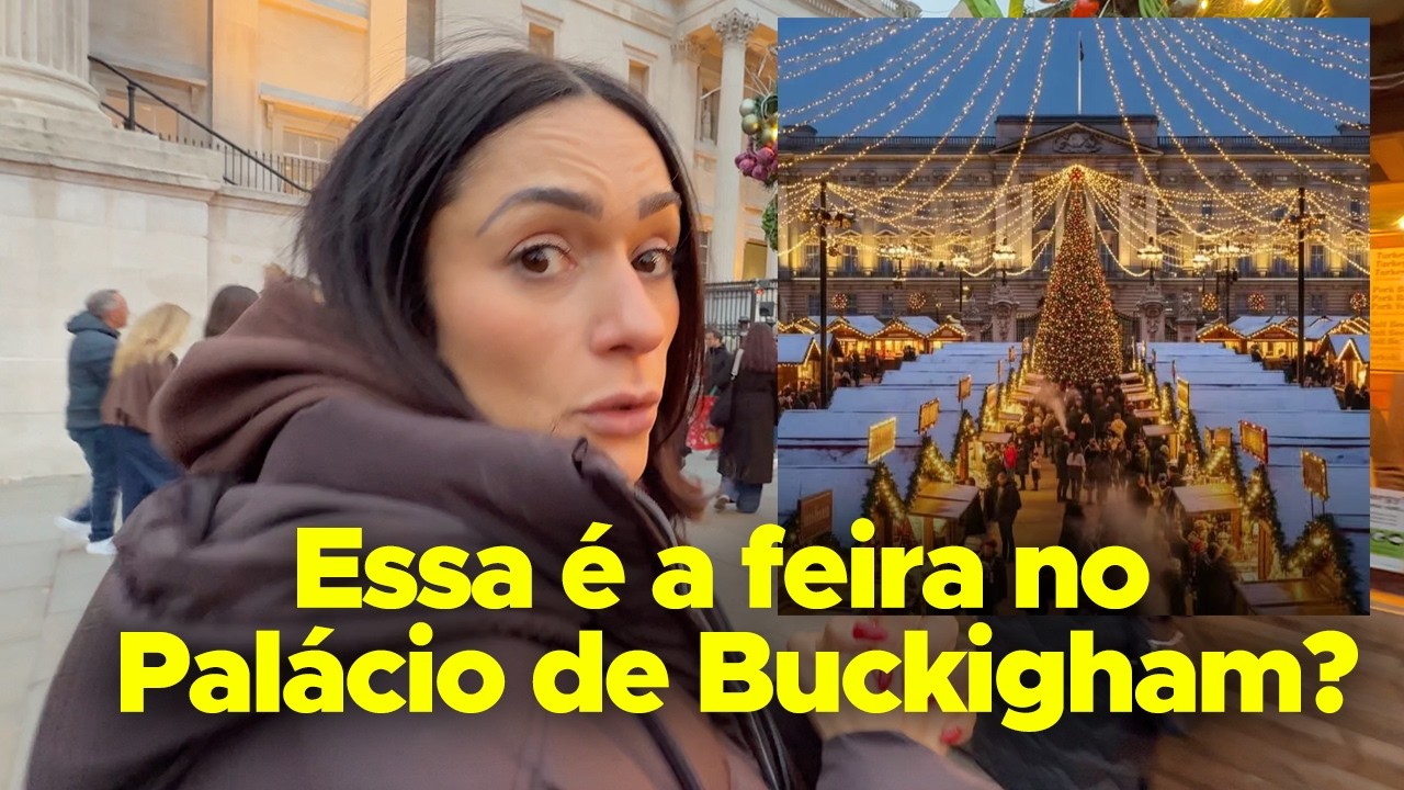 Voc&ecirc; N&Atilde;O Vai ACREDITAR como LONDRES Fica no Natal! Feiras, Luzes e Pre&ccedil;os