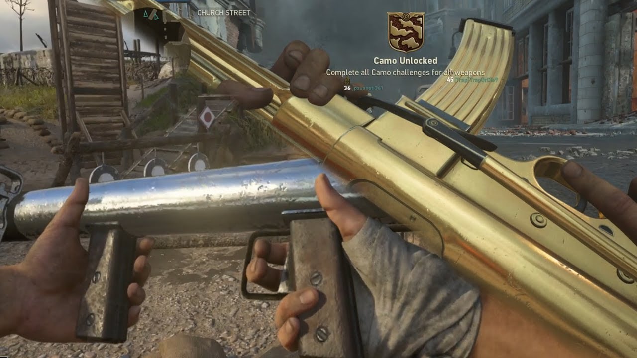 ОТКРЫВАЕМ СЕКРЕТНЫЙ ХРОМИРОВАННЫЙ КАМУФЛЯЖ! &mdash; Игровой процесс Chrome Camo времён Второй мировой войны