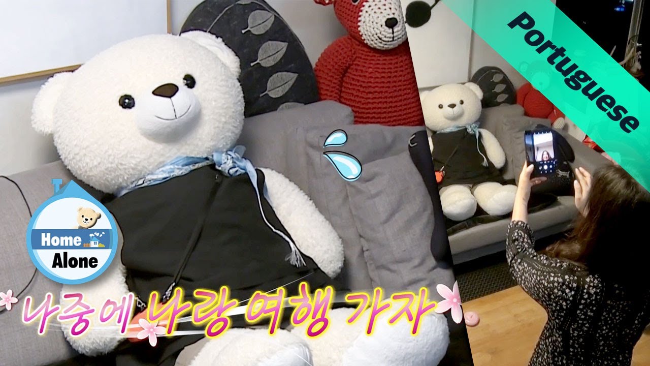 Han Hye Yeon veste o Willson e brinca com ele [Home Alone Ep 352]