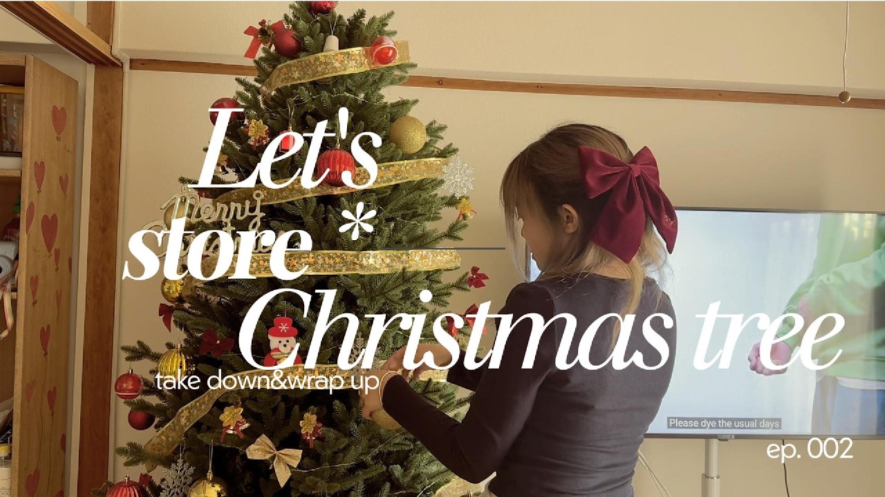 How to Store Christmas Tree | Cozy Weekend Clean Up