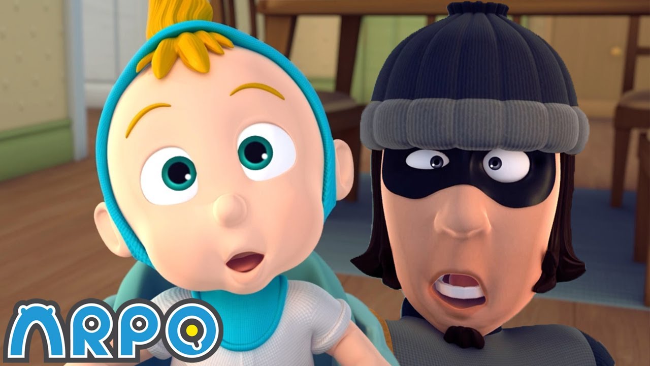Arpo VS Thief | Baby Daniel and ARPO The Robot | Funny Cartoons for Kids