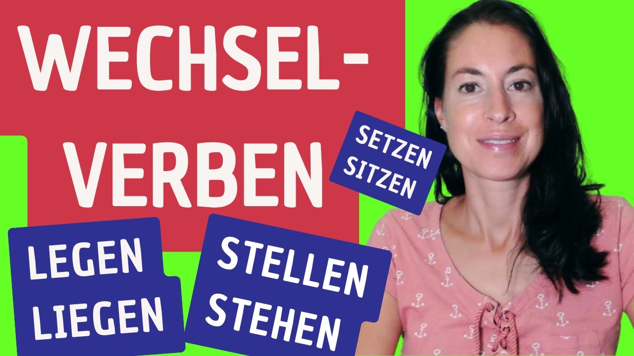 WECHSELVERBEN - Positions- und Richtungsverben mit AKKUSATIV und DATIV (Grammatik A1, A2, B1)