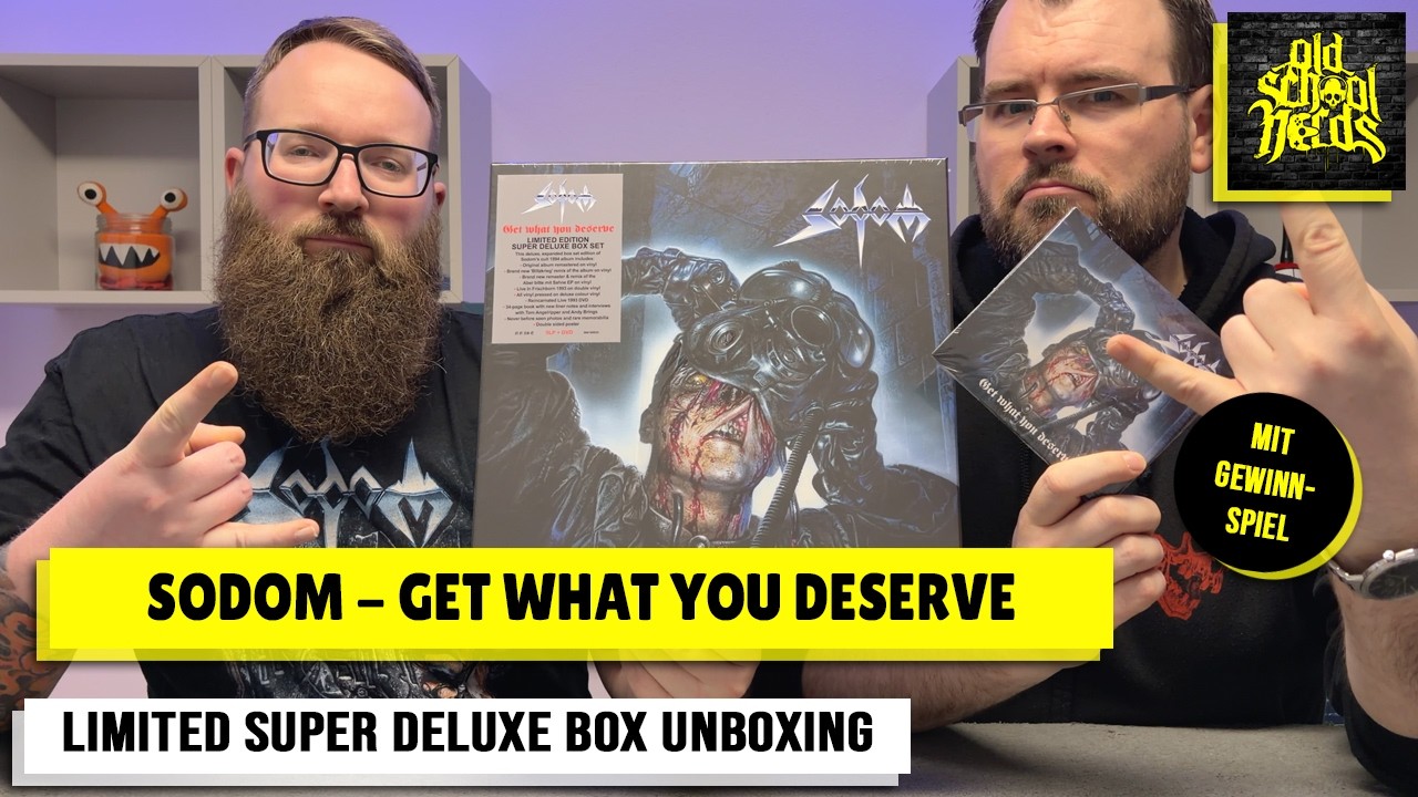 Sodom - Get What You Deserve - Limited Edition Super Deluxe Box Set Unboxing mit Gewinnspiel