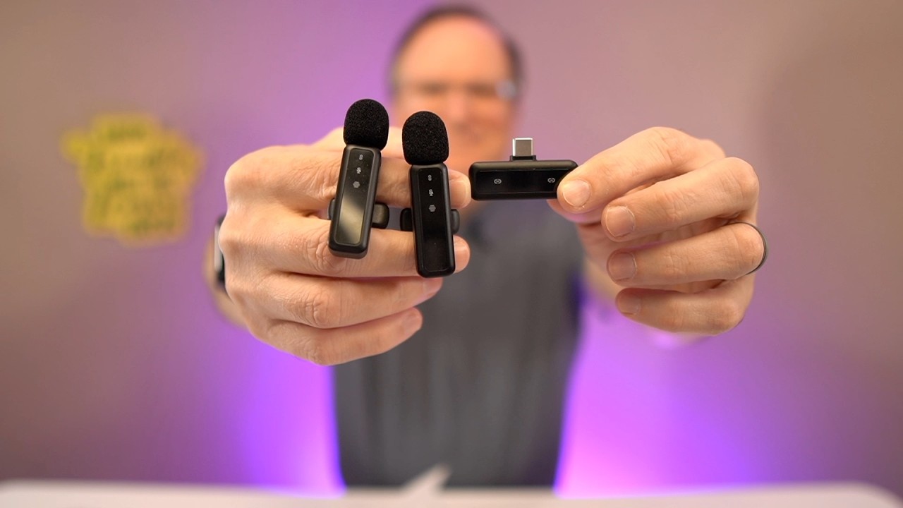 Wireless Lavalier Microphone, Noise Canceling