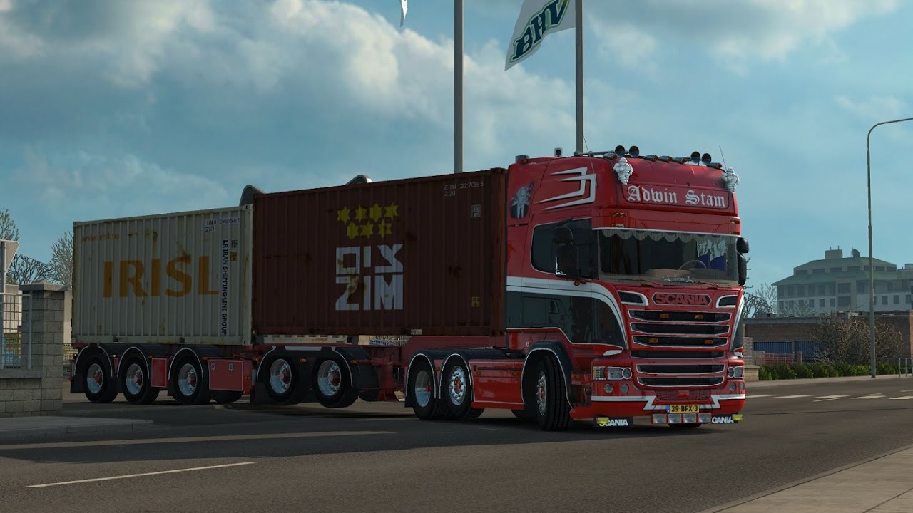 Euro Truck Simulator 2 Deep V8 sound mod V.9.0