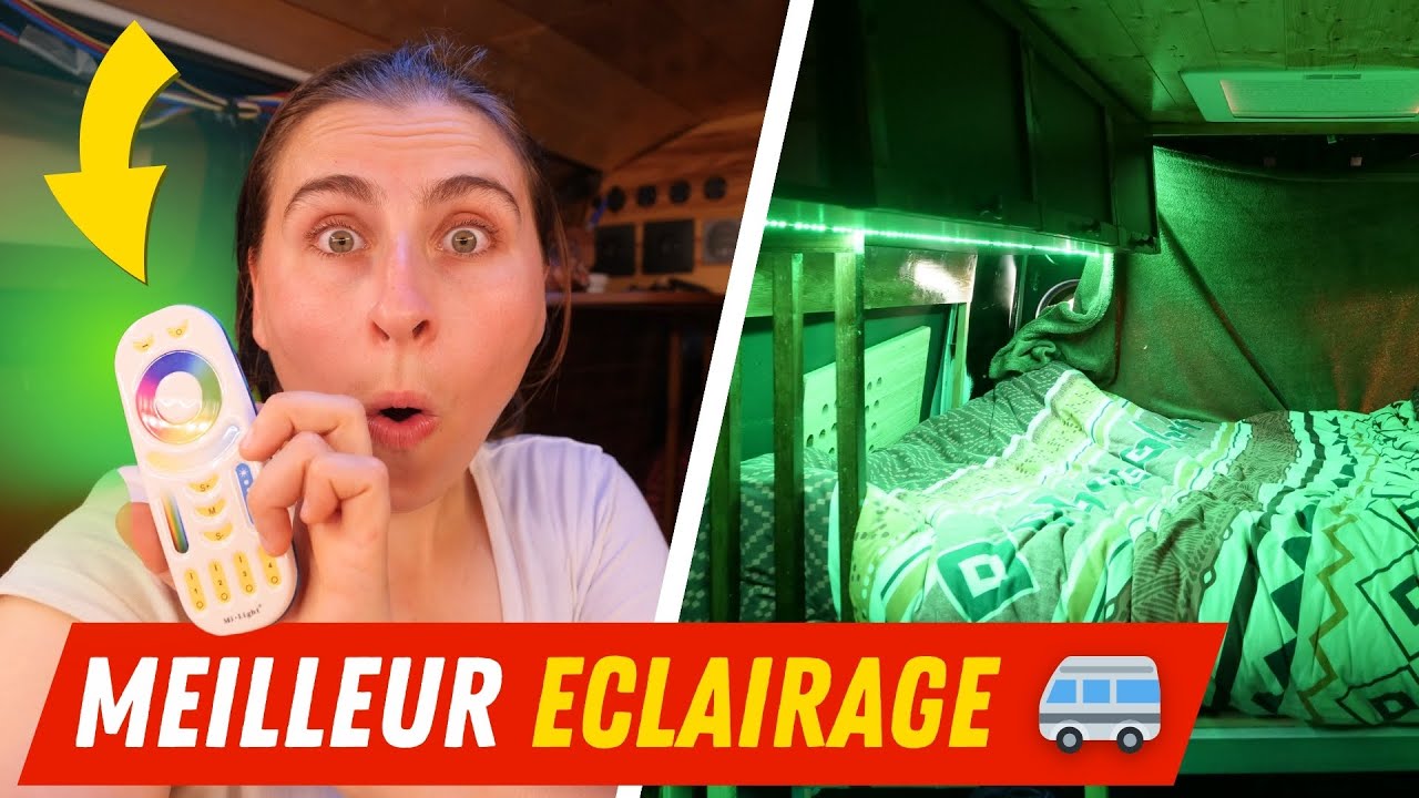 Comment installer PLUSIEURS RUBANS LED 12V en fourgon aménagé ?