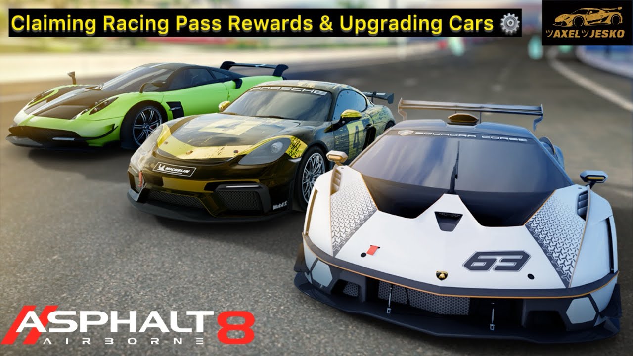 Claiming Racing Pass Season Rewards & Upgrading Cars ⚙️ | Asphalt 8 🏆