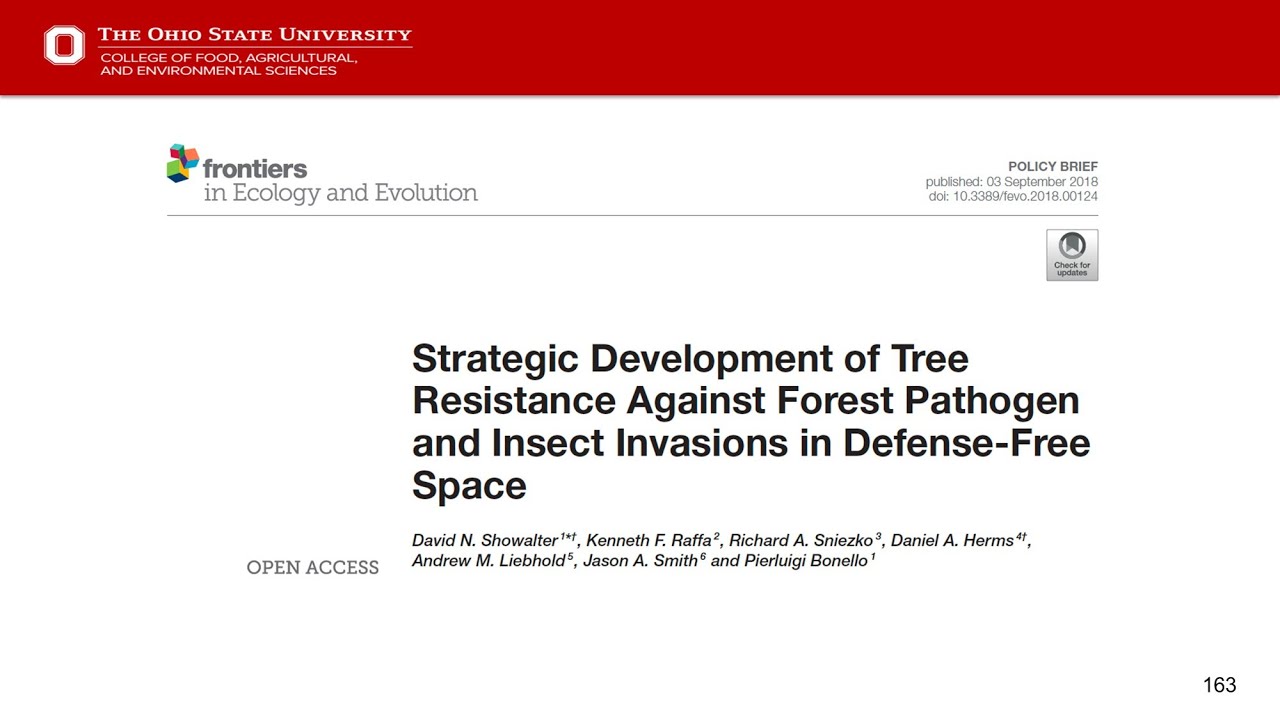 Strategic Development of Tree Resistance Against Forest Pathogen and Insect Invasions