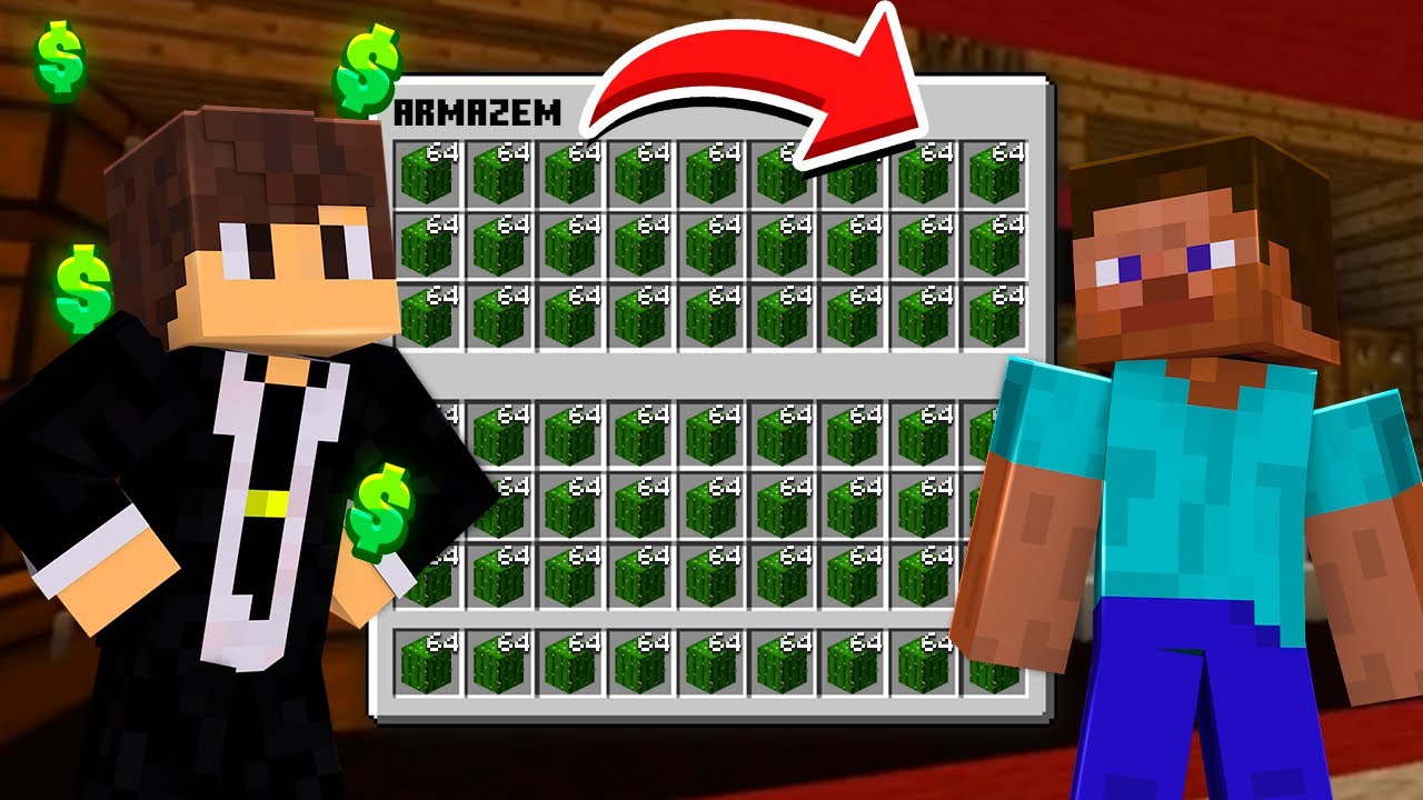 ELE COMPROU TODO NOSSO ESTOQUE do ARMAZEM! - Minecraft Rankup Legacy